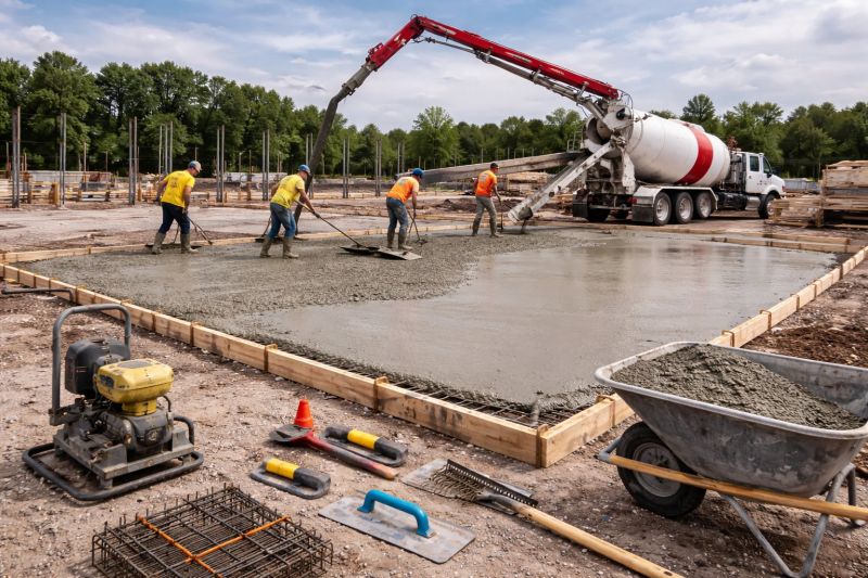 Commercial Slab Construction in Plymouth, MI