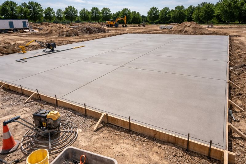 Commercial Slab Installation in New Boston, MI