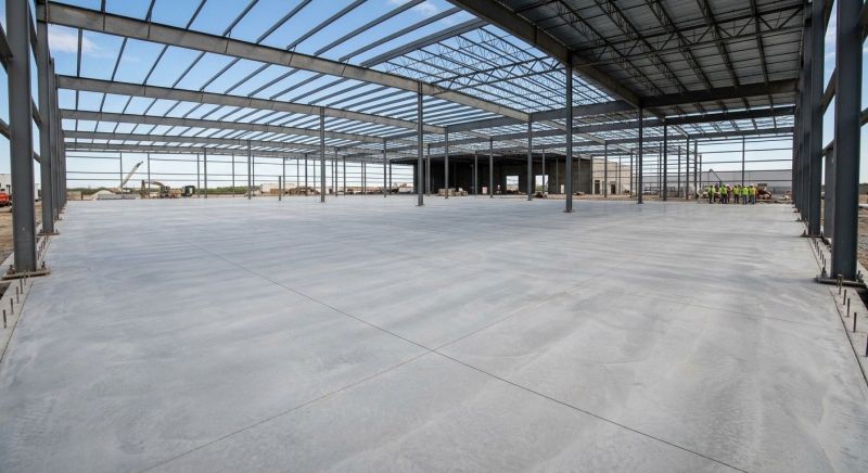 Commercial Slab Installation in Northville, MI
