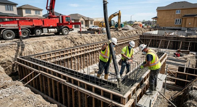 Concrete Basement Pouring in Canton, MI