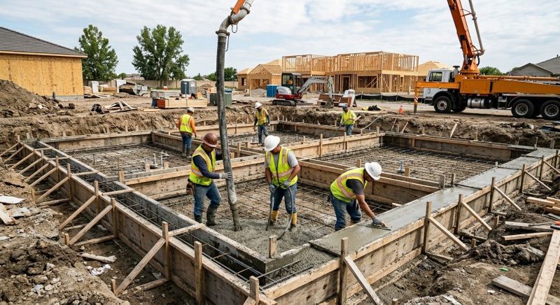 Concrete Foundation Installation in Southgate, MI