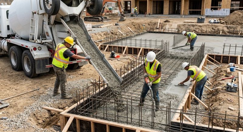 Foundation Wall Pouring in Brighton, MI